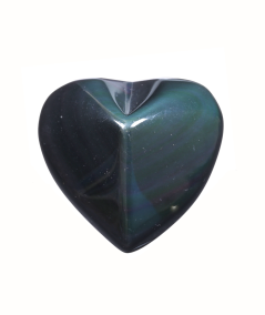 image de coeur à poser en obsidienne oeil céleste