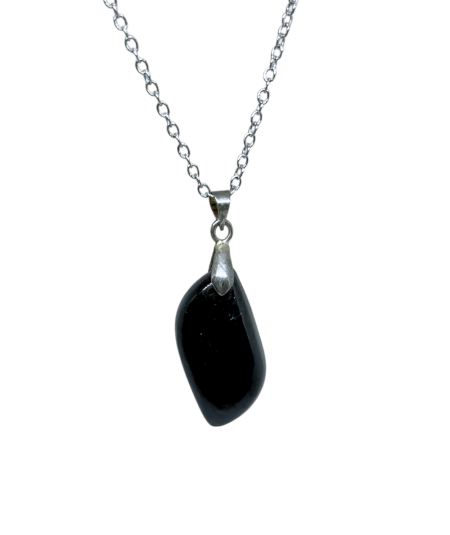 Tourmaline noire - Pendentif Bélière