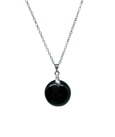 Tourmaline noire - Pendentif Bélière