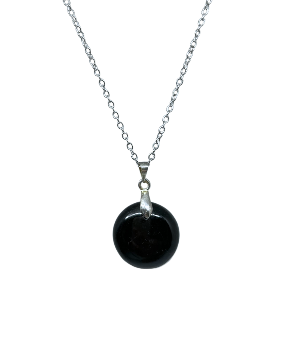 Tourmaline noire - Pendentif Bélière
