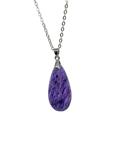 Charoïte - Pendentif bélière