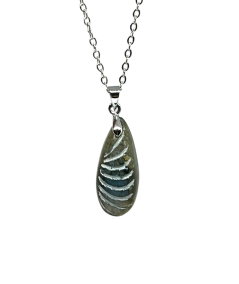 labra gravée - pendentif bélière