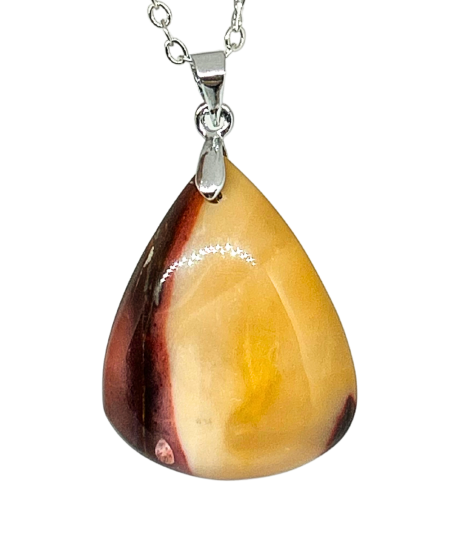 Jaspe Mokaïte - Pendentif Bélière