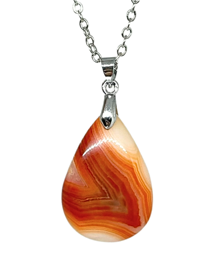 Cornaline - Pendentif Bélière