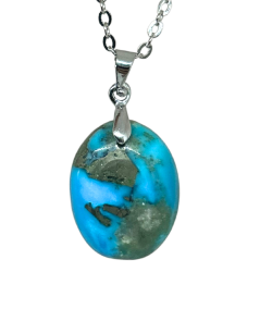 Turquoise d'Iran - Pendentif Bélière