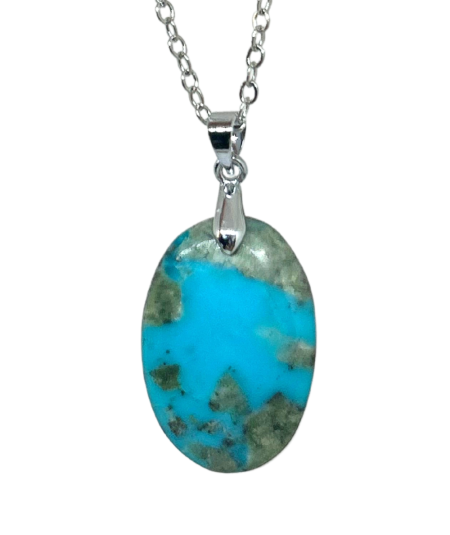 Turquoise d'Iran - Pendentif Bélière