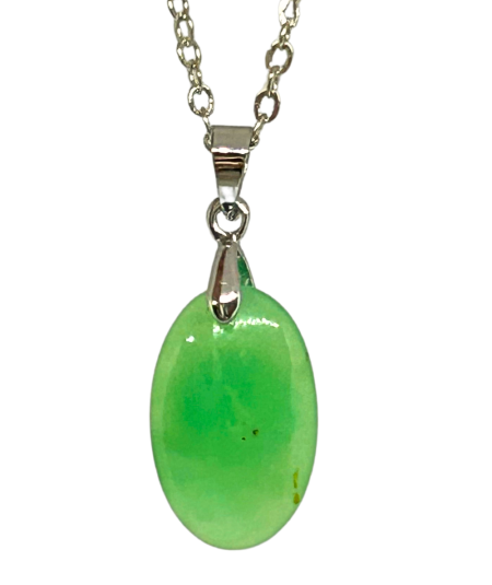 Chrysoprase - Pendentif Bélière