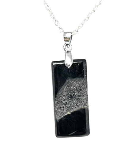 Agate Druzy - Pendentif Bélière