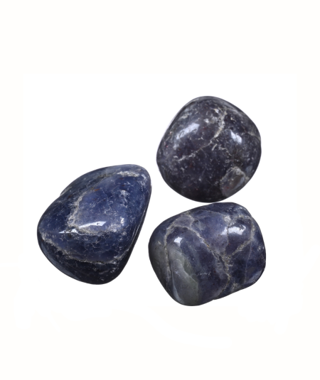 Photo Cordiérite (Iolite) - Pierre roulée