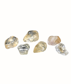 photo Citrine Naturelle - Pierre Roulée