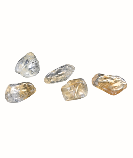 photo Citrine Naturelle - Pierre Roulée