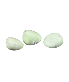 photo de pierres roulées en chrysoprase citron
