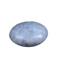 Photo de galets en calcite bleu