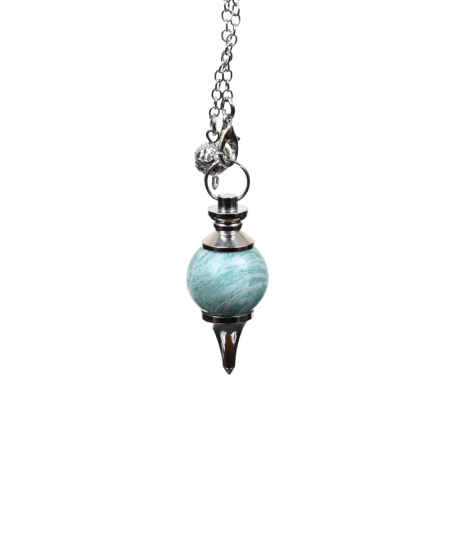 Photo de pendule séphoroton en amazonite