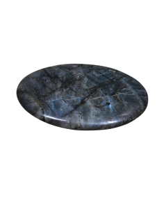 Photo d'un gros galet en labradorite