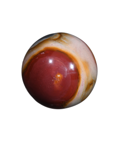 Photo d'une sphère en jaspe imprimée Polychrome