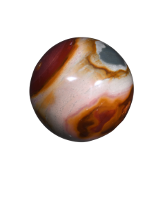 Photo d'une sphère en jaspe imprimée Polychrome