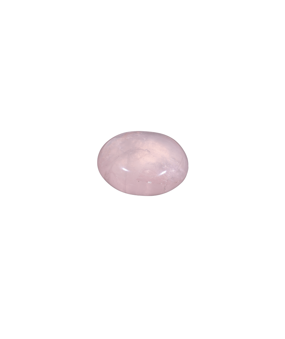 Photo de galet en quartz rose