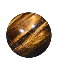 Photo d'une sphère en oeil de tigre
