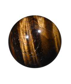 Photo d'une sphère en oeil de tigre