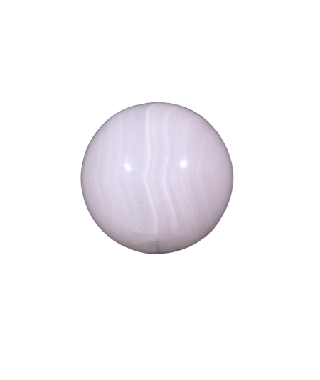 Photo d'une sphère en mangano calcite