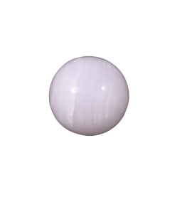 Photo d'une sphère en mangano calcite