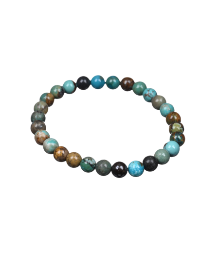 Turquoise d'Arizona - Bracelets Boules 6 mm
