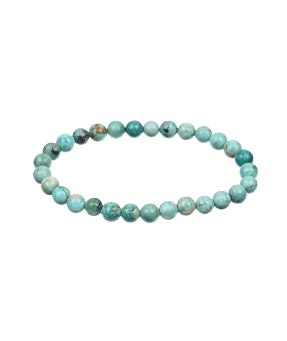 Turquoise du Pérou - Bracelet Boules Turquoise du Pérou - Bracelet Boules