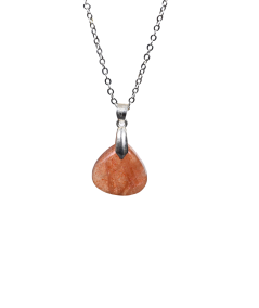 Pendentif bélière en pierre de soleil