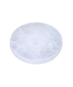 Photo de plaque de rechargement metatron en sélénite face arrière