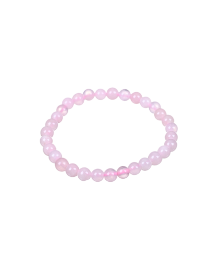 photo d'un bracelet en quartz rose