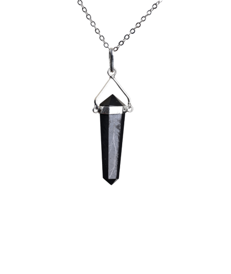 Photo d'un Pendentif bi-terminé en shungite