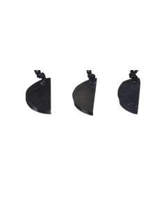 Pendentif demi lune en shungite