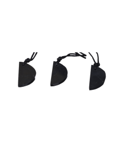 Pendentif demi lune en shungite