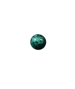Photo d'une sphère en malachite