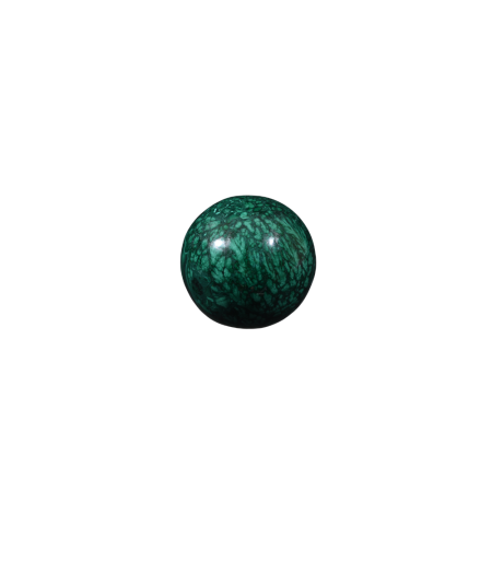 Photo d'une sphère en malachite