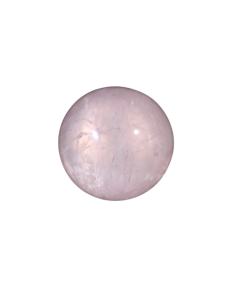 photo d'une sphère en quartz rose