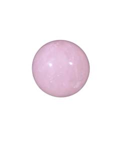 photo d'une sphère en quartz rose