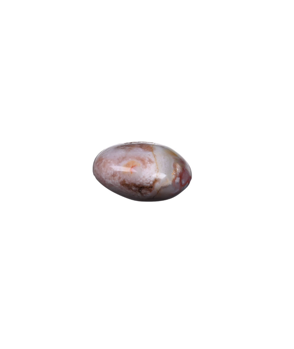 Photo de galets en agate fleur