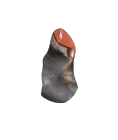 Image de flamme polie en jaspe polychrome