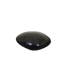 Photo d'un galet obsidienne dorée