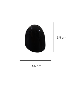 Photo d'une forme libre en obsidienne oeil celeste