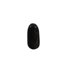 Photo d'une forme libre en obsidienne dorée