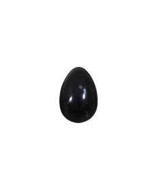 Image d'un oeuf en obsidienne argentée