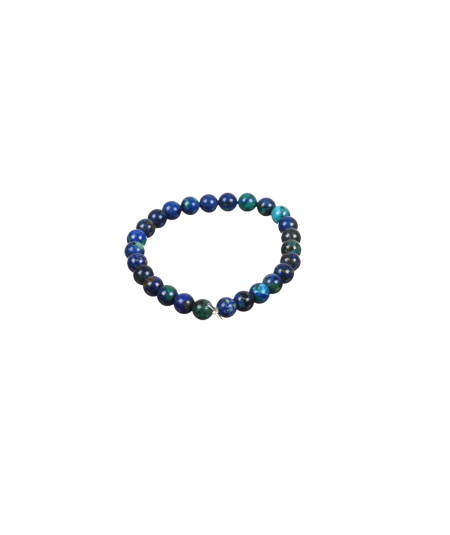 Photo d'un bracelet en azurite malachite