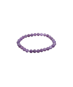 Photo d'un bracelet en lepidolite