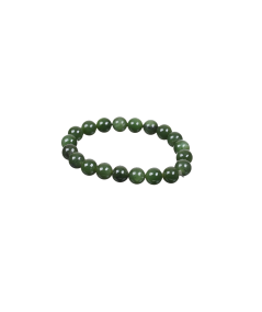 Photo d'un bracelet de 8mm en jade nephrite