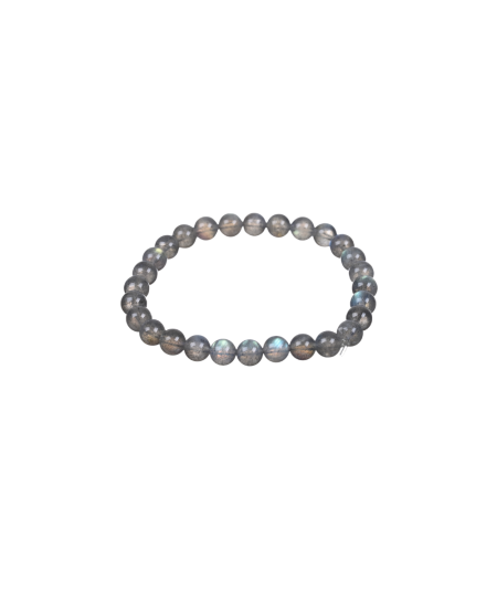 Photo d'un bracelet 6mm en labradorite