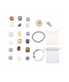 Photo du contenu du calendrier de l'avant minéral