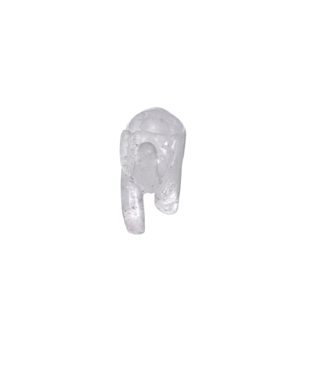 Photo d'un elephant en cristal de roche